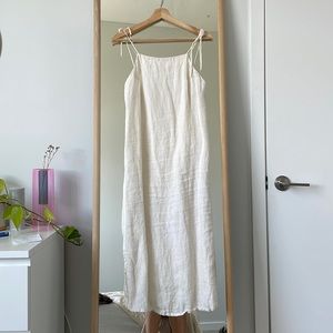 Tribe Alive Linen Slip Dress